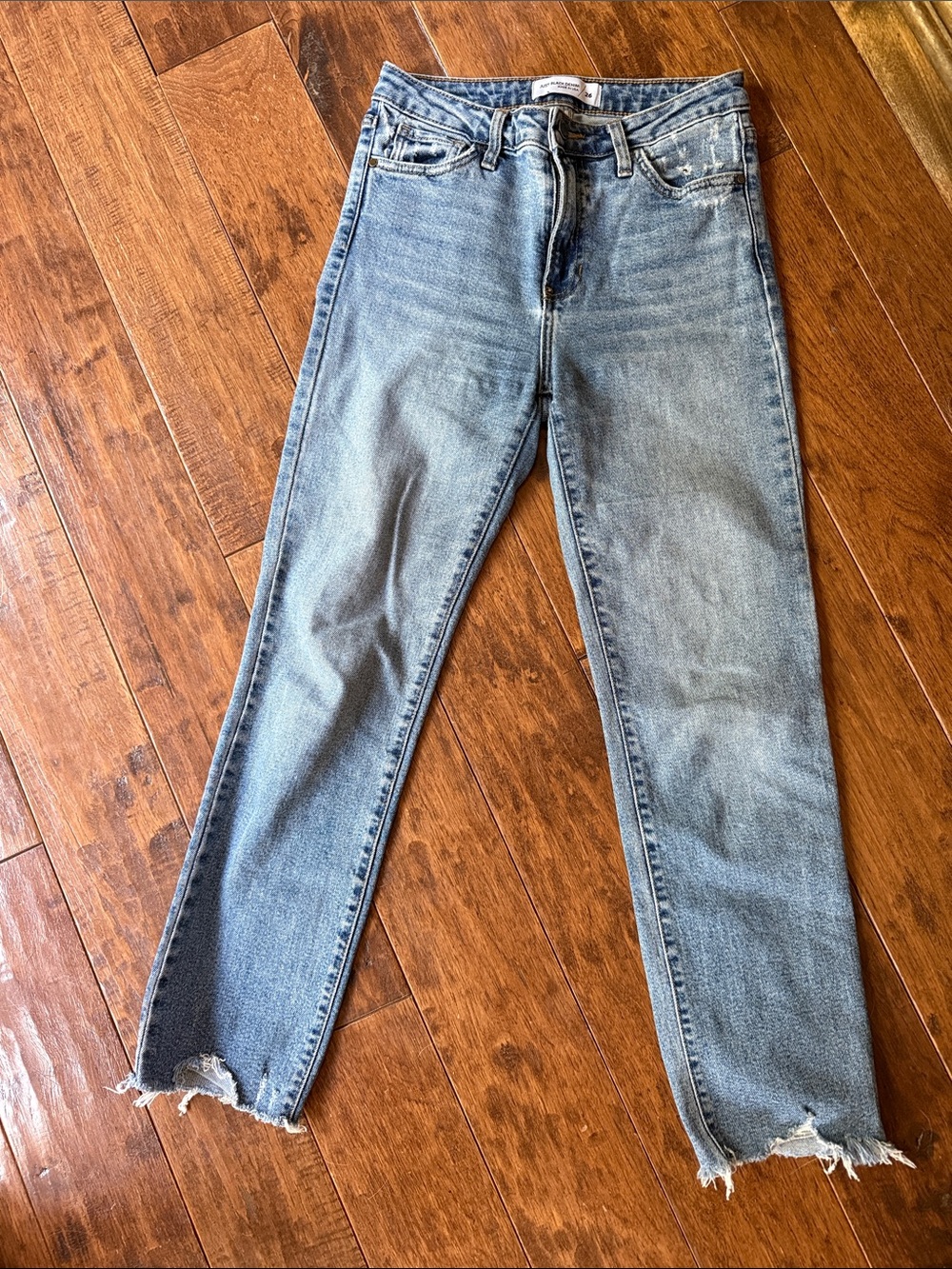 Just Black Denim Light Wash Women’s High-Rise Straight Jeans